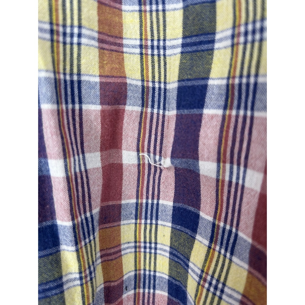 Salt Valley Western Plaid Pearl Snap Shirt M - Picture 2 of 8